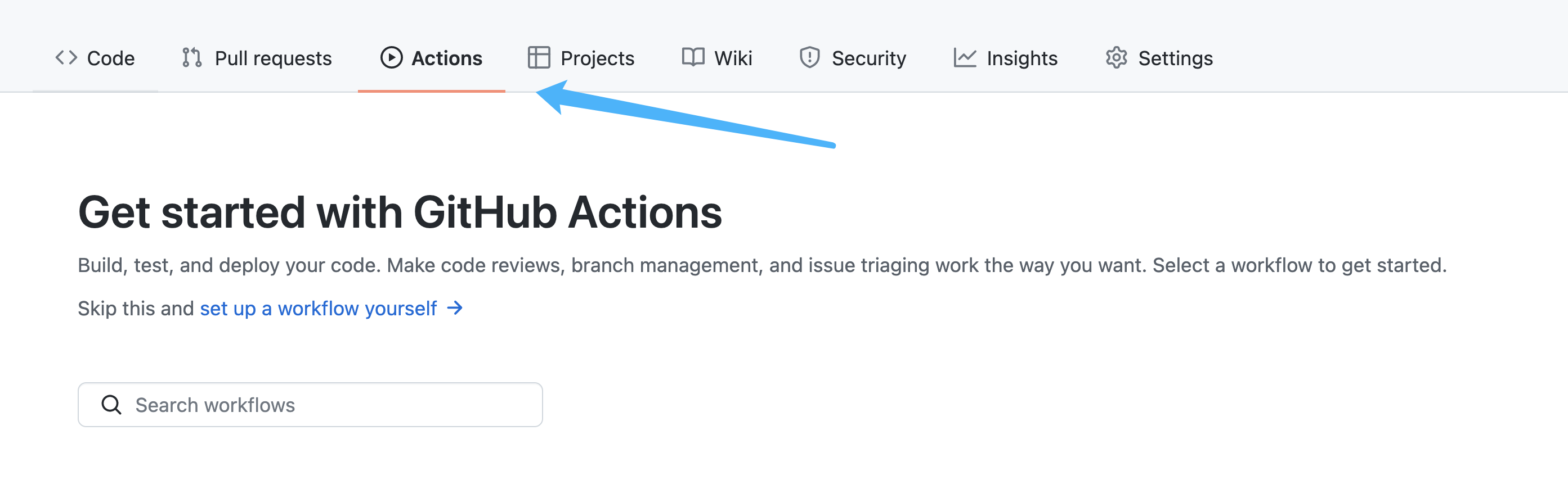 github-action入口